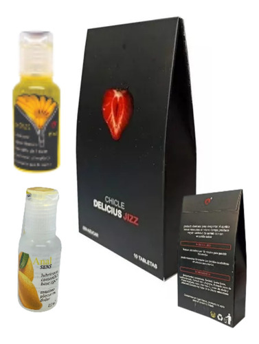 Lubricante Vaginal Extasis + Anal Sens + Chicles Jizz 15 Ml Sabores