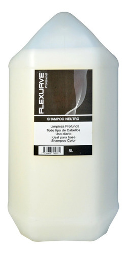 Shampoo Neutro Flexuave Profesional 5 L