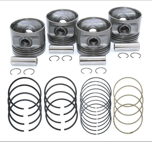 Imagen 1 de 5 de Kit Pistones Y Aros Volkswagen Gol Y Saveiro 1.8 81 Mm