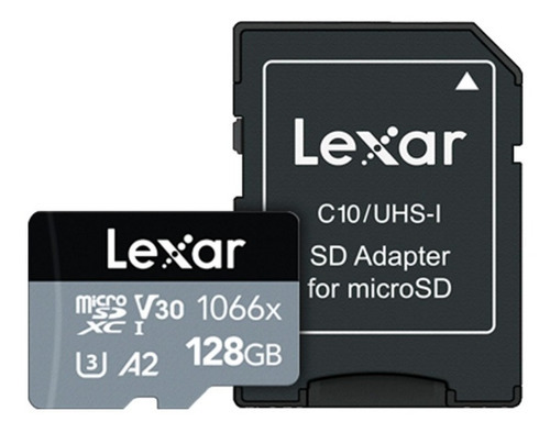 Lexar Tarjeta Memoria Micro Sd 128gb 1066x 160mb 4k Celular 