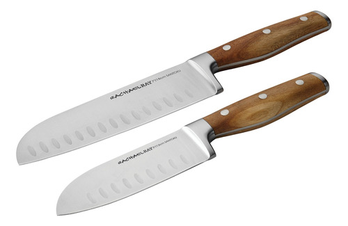 Rachael Ray Cucina 2-pc. Acero Inoxidable Japonés Santoku  