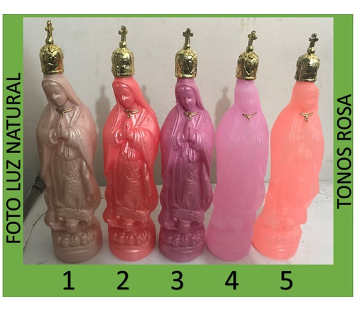 Botella Para Agua Bendita Virgen De Guadalupe (150 Piezas)
