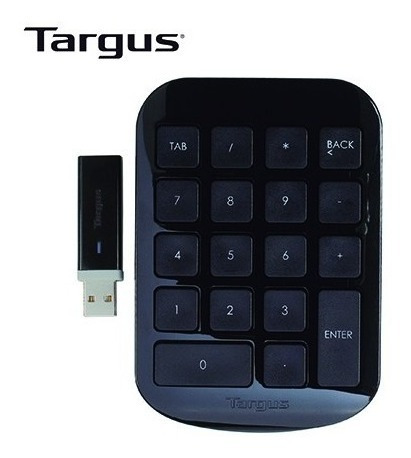 Teclado Numerico Targus Wireless Usb Black (pn Akp11us)