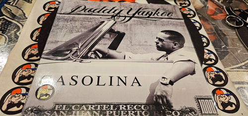 Daddy Yankee Gasolina Vinilo Maxi Europe 2005 Impecable Raro