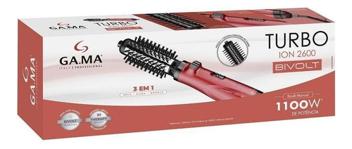Cepillo Modelador Gama Turbo Ion 2600 Seca Alisa Y Modela