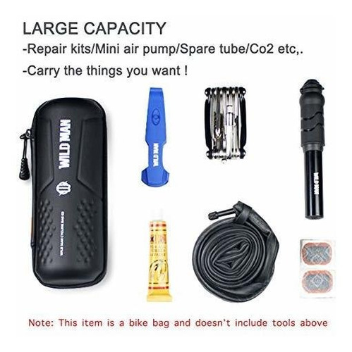 Wushang - Bolsa De Reparación Para Bicicleta, Kit De Herrami