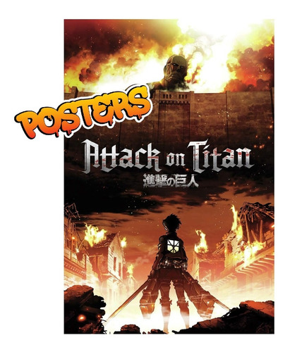 24 Posters De Attack On Titan Grandes