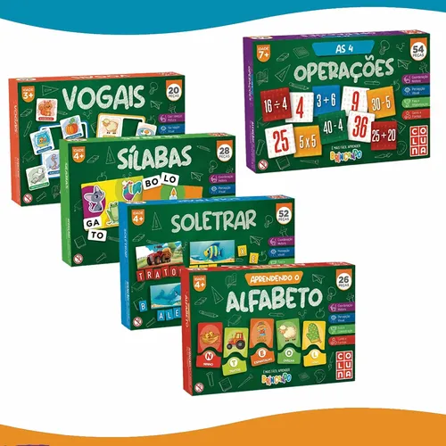 Brinquedos Jogos Educativos Fase De Alfabetização