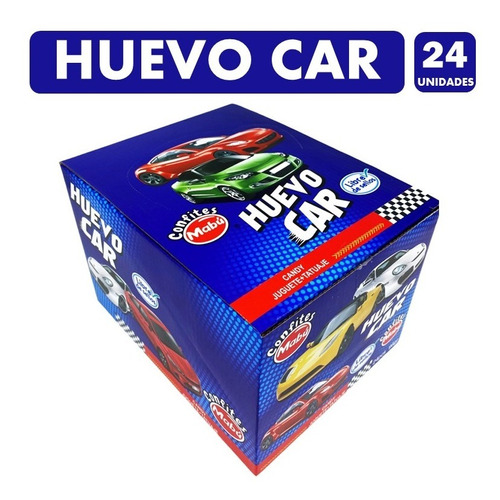 Dulces Huevo Car De Mabú - Libre De Sellos (caja Con 24 Uni)