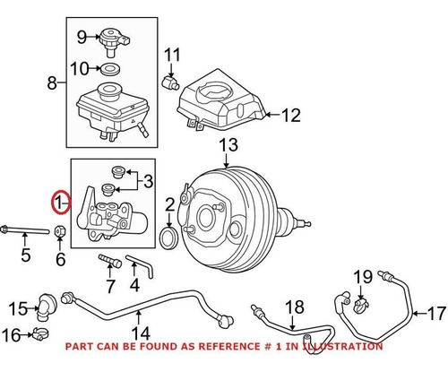 Cilindro Principal Freno Audi A4 A5 S4 S5 2013-2017 Safe