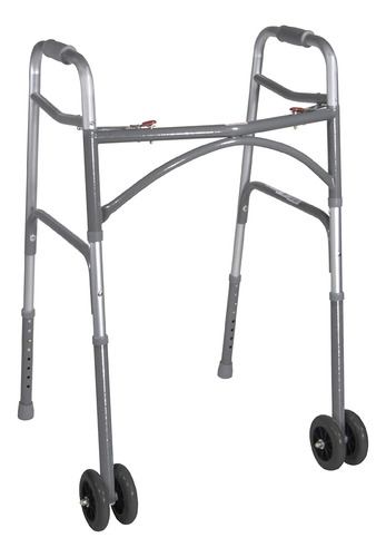 Drive Medical 10220-1ww - Caminador Plegable Bariátrico, Pla