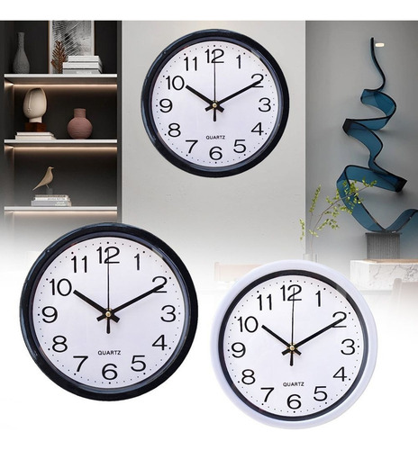 Relojes De Cocina, Reloj De Pared Redondo De 8 Pulgadas Y 20