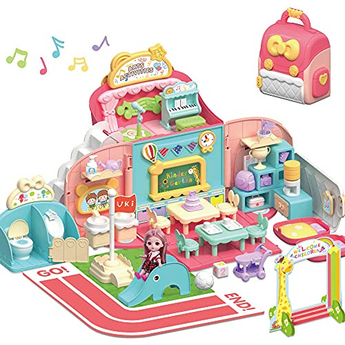 Iplay Ilearn Kids Dollhouse Playset Girls Pretend Play ...