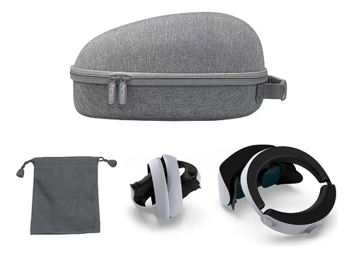 Estojo Portátil Com Capa De Lente Para Óculos Ps Vr2 Vr