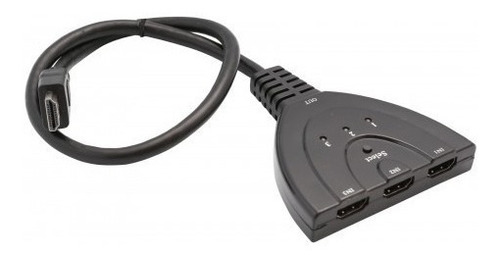 Switch Hdmi De 3 A 1 En Cable (sy-swi31062)