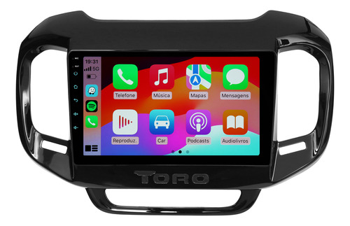 Multimidia Fiat Toro Android Carplay 2gb 64gb Wifi Cam 9p