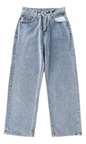 New Jeans De Cinturón Alto De Estilo Coreano