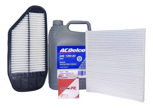 Kit Cambio Aceite 10w-30 Chevrolet Spark Gt Beat + 3 Filtros