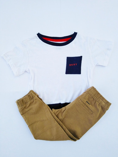 Conjunto Ropa De Niño 3 Piezas Camisa Pantalón Playera (Usado)