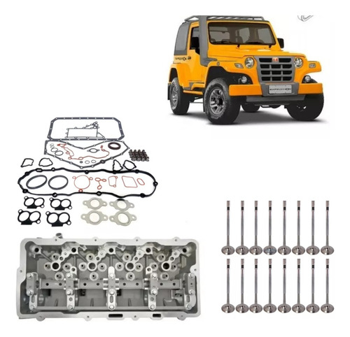 Cabeçote Ford Ranger 3.0 16v Diesel C/valvulas Jogo Juntas