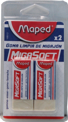 Goma Maped Migasoft 2 Gomas Grandes