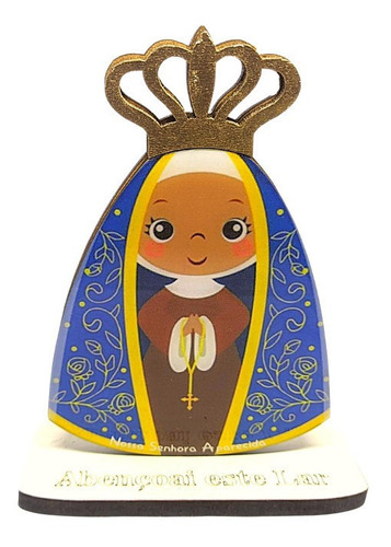 Nossa Senhora Aparecida Infantil Baby Lembrancinha 13cm Cor Colorido