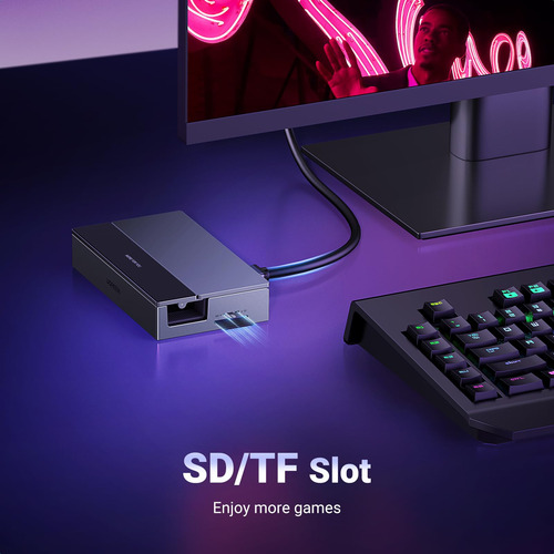 Estación De Acoplamiento Ugreen Steam Deck Dock 9 En 1 Usb-c