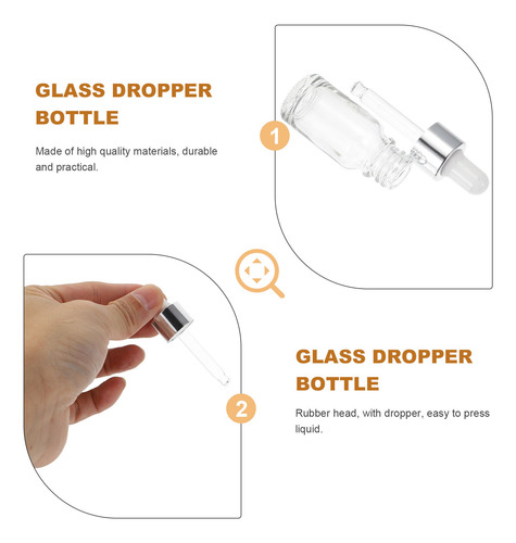 Botellas De Aceite Esencial De 10 Piezas, Botellas De Vidrio