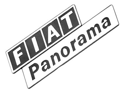 Emblema Insignia Fiat Panorama 