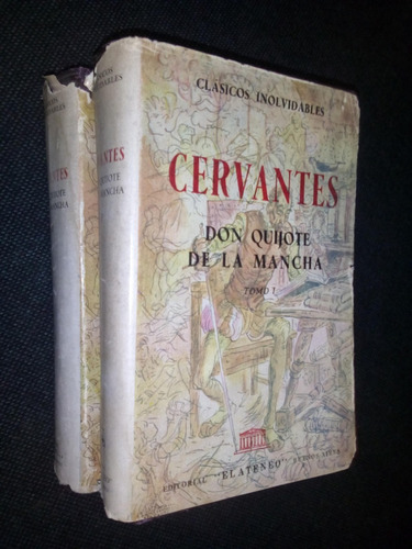 Don Quijote De La Mancha Cervantes 2 Tomos Marasso Kriukov