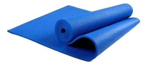 Colchoneta Mat Yoga Pilates Tapete Ejercicio. Color Azul