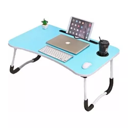 Mesa Plegable Portátil Para Laptop Con 4 Puertos Usb / Cama GENERICO