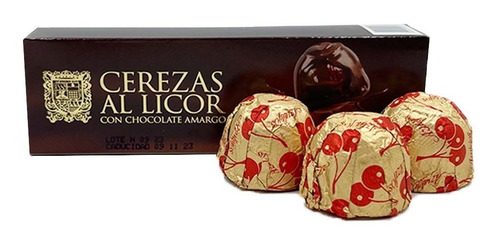 Caja De Chocolates Cerezas Al Licor Sanborns Regalos + Moño