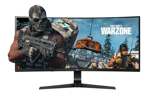 Monitor gamer curvo LG UltraGear 34GL750 led 34 negro y rojo 100V/240V