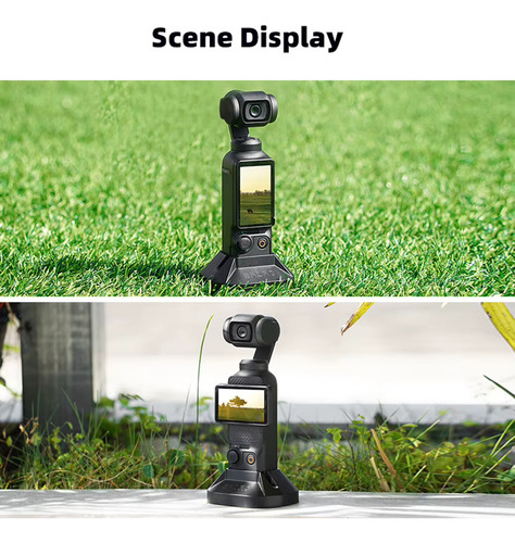Brdrc - Base De Soporte Para Cámara Dji Osmo Pocket 3 Soporte Estable De Computadora Antideslizante, Adaptador De Montaje De Cámara Cardán Accesorios Para Cámara