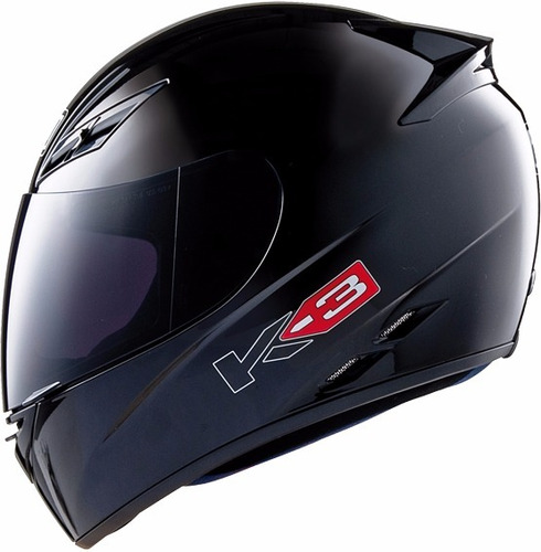 Capacete Agv K-3 Preto Brilho Vr46 + Viseira + Frete Grátis