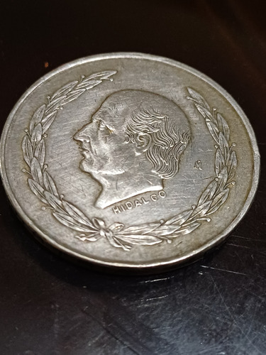 Cinco Pesos, Ley 720 M 1953 Hidalgo Moneda 