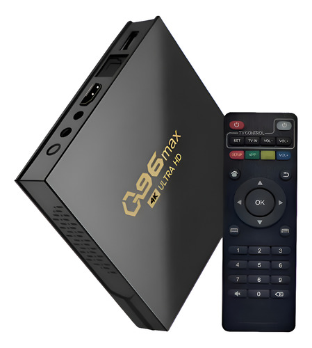 Tv Box Android Q96 Max 4k Streaming Wifi Negro