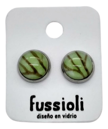 Aretes Broquel Con Bisel  Árbol