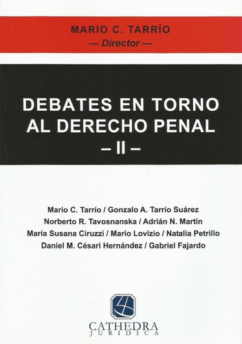 Debates En Torno Al Derecho Penal. Tomo 2 - Tarrio, Mario C