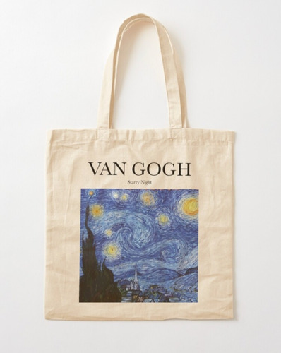 Bolsos Tote Bag Arte De Monet, Van Gogh Y Buonarroti