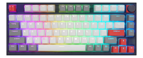 Gk75 Teclado Compacto Programable Para Juegos, Diseño Tkl 75