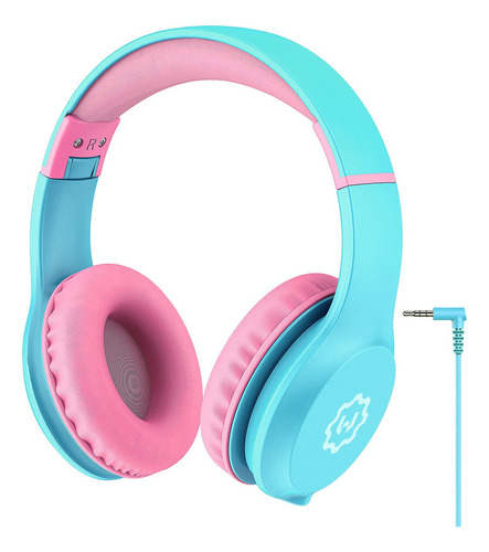 Producto Generico - Wixgear Auriculares Para Niños, Limita. Color Rosa/Rebel Fun