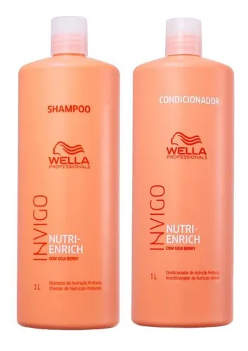 Revitaliza tu cabello con el kit Wella Pro Invigo Enrich: Champú y Acondicionador de 1L