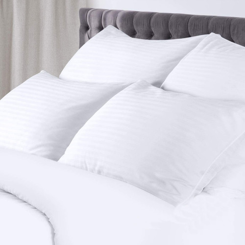Imagen 3 de 10 de Set X2 Almohada Microfibra Vellon Siliconado 70x40cm Cuotas