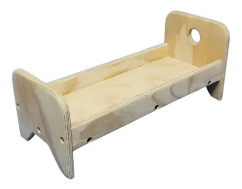 Cama De Madera Para Mu ecas Tipo Barbie Cuotas sin inter s