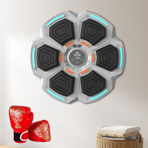 Máquina De Boxeo Musical, Guantes Rojos Para Adultos