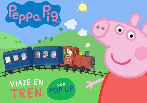 Libro Peppa Pig Pop Up - Viaje En Tren Con Peppa Pig