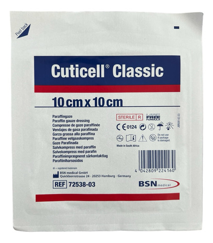 Cuticell Classica 10x10 ( Paquete 10 Sobres)