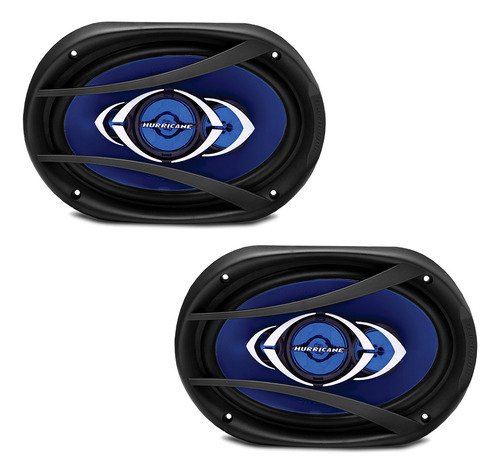 Kit Alto Falante 6x9 Pol + 6 Pol 280w Linha Class Hurricane